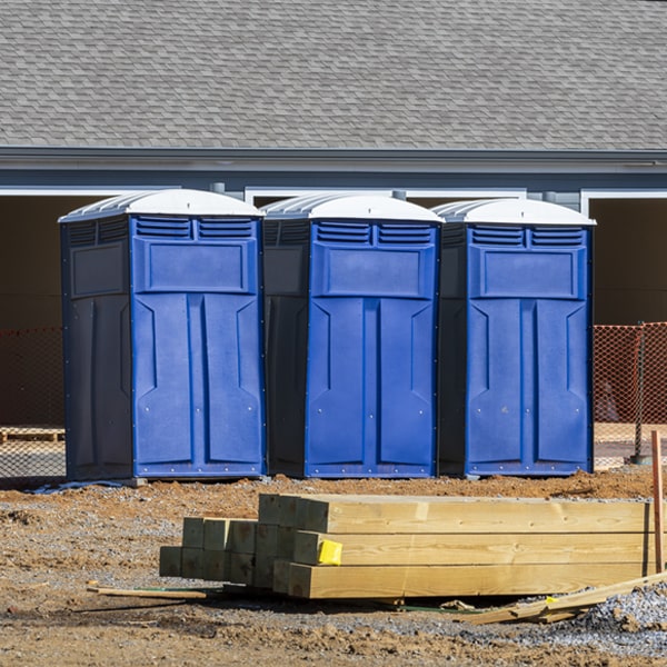 are there any restrictions on where i can place the porta potties during my rental period in Bartonsville MD